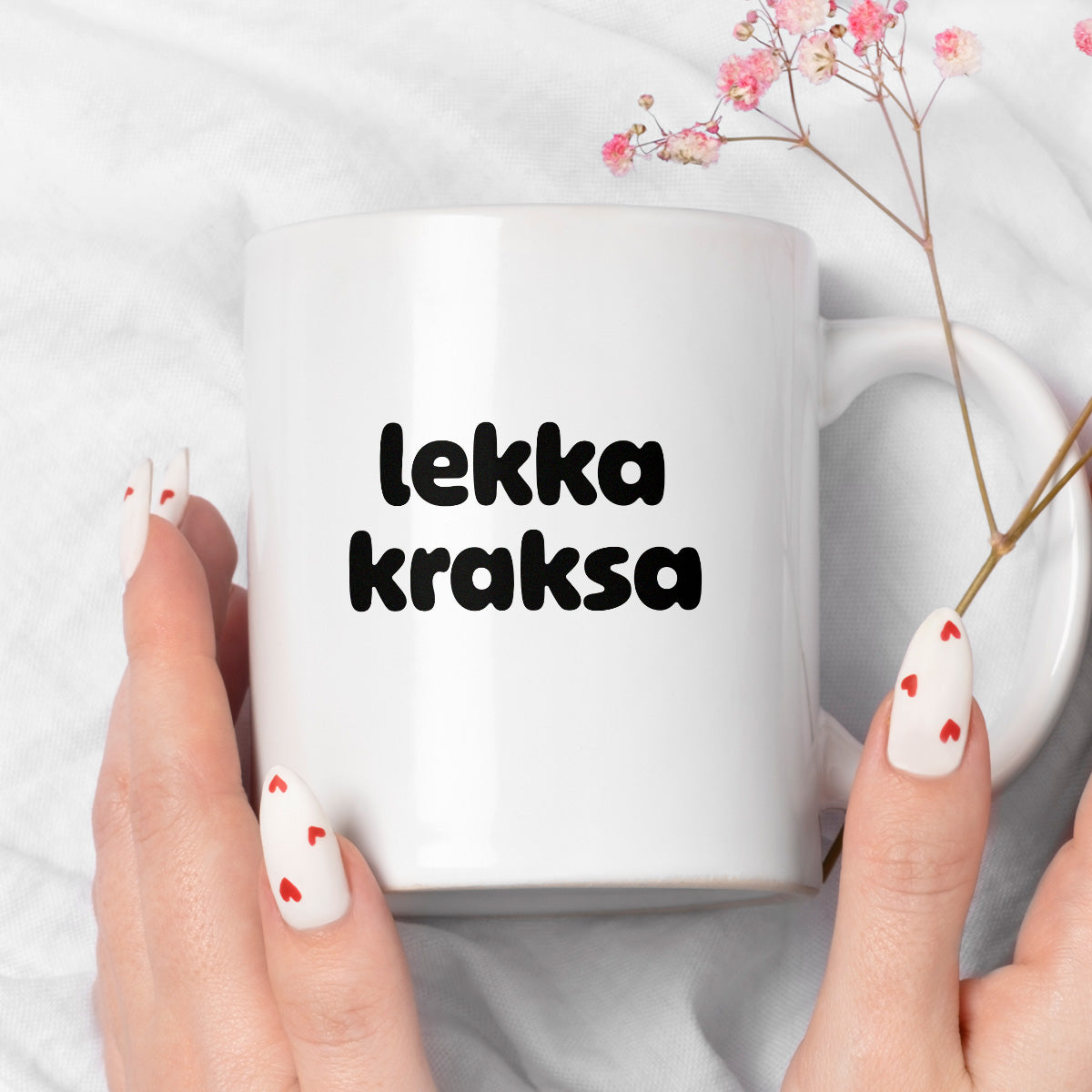 Kubek z nadrukiem - "lekka kraksa"