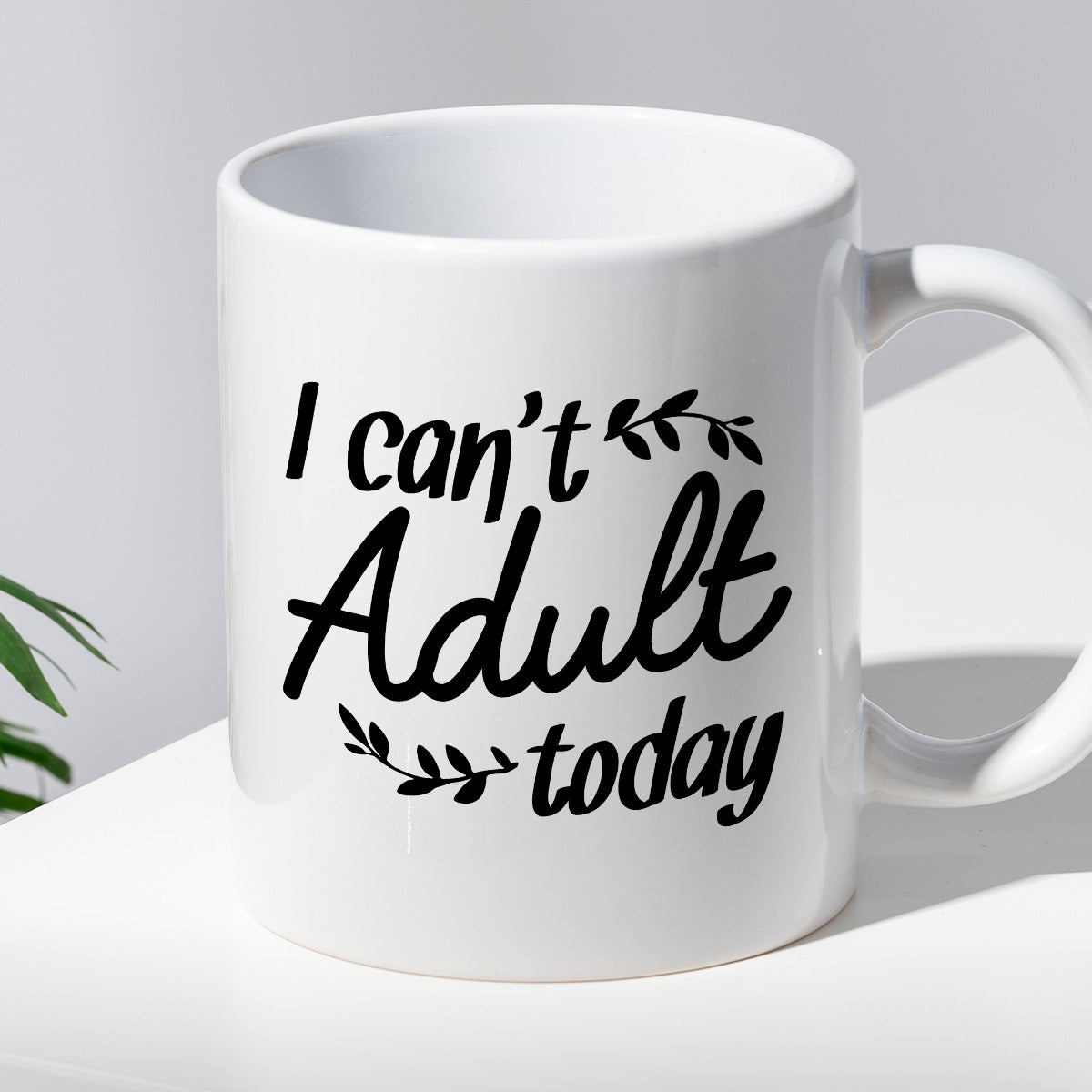 Kubek z nadrukiem "I can’t adult today"