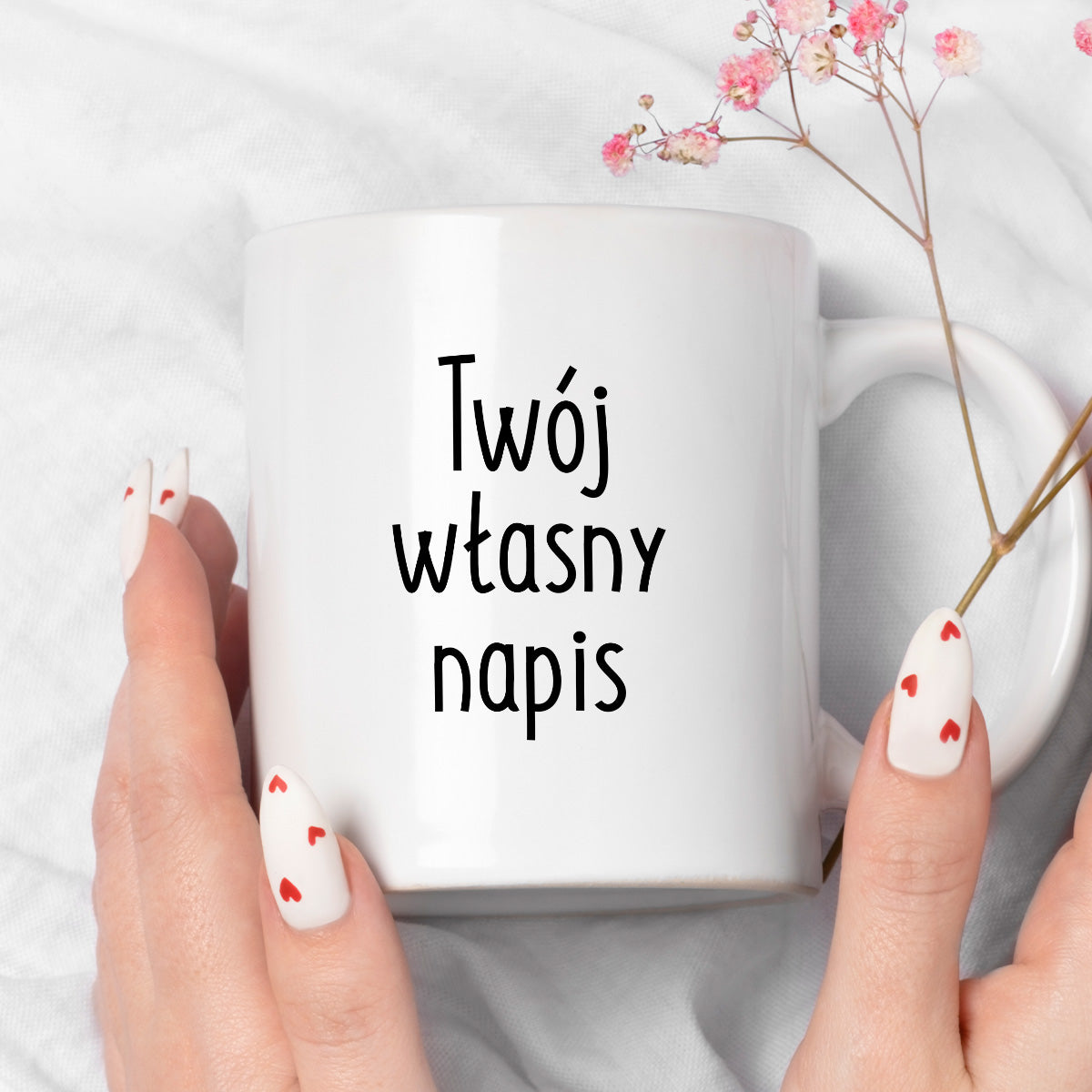 Kubek spersonalizowany z własnym napisem II