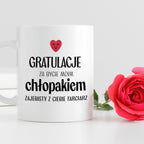 Kubek z nadrukiem "Gratulacje za bycie moim chłopakiem - zajebisty z C