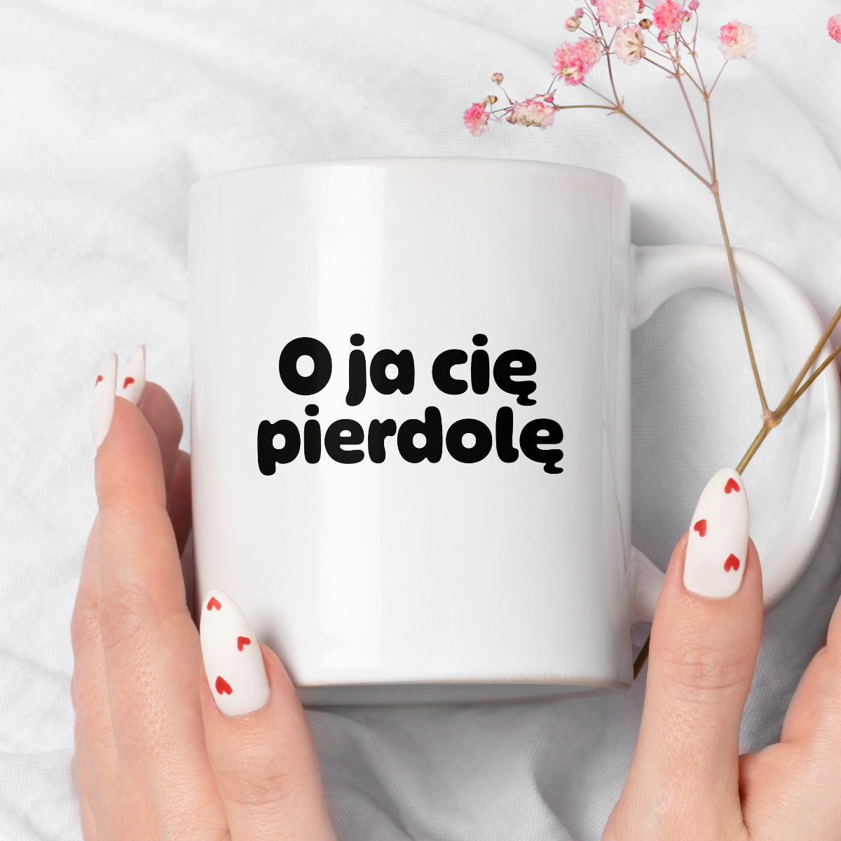 Kubek z nadrukiem - "O ja cię pierdolę"