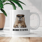 Kubek z nadrukiem "Bóbr kurwa" 😎