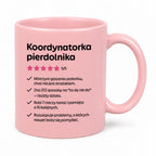 Kubek z nadrukiem "Koordynatorka pierdolnika"