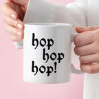 Kubek z nadrukiem "hop, hop, hop!"