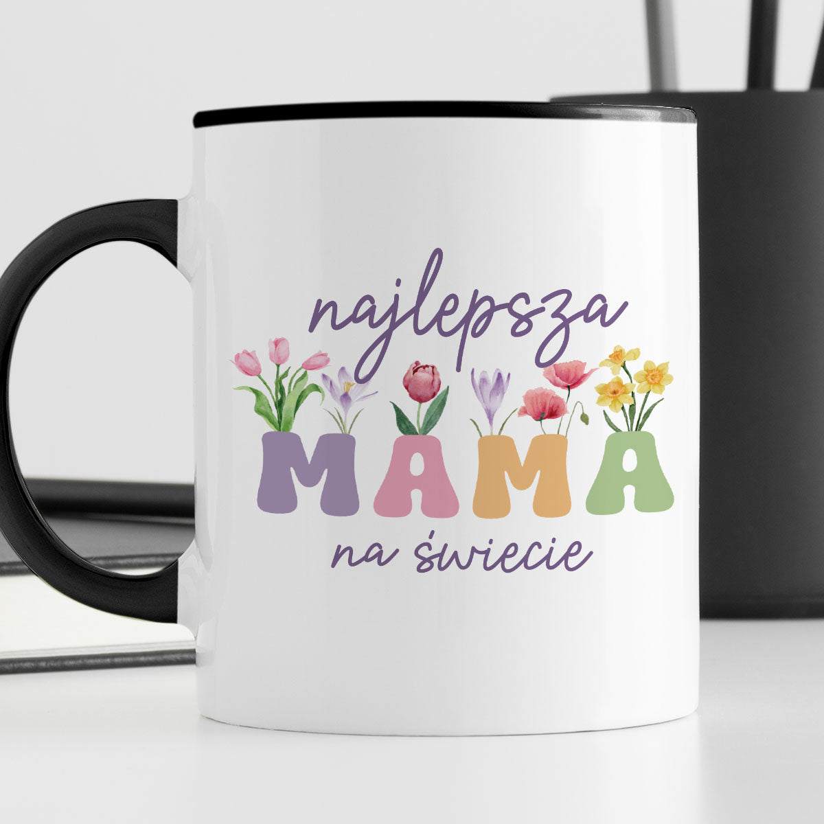 Kubek z nadrukiem "Najlepsza mama na świecie"