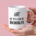 Kubek z nadrukiem "O Ty chuju bobrze" 330 ml