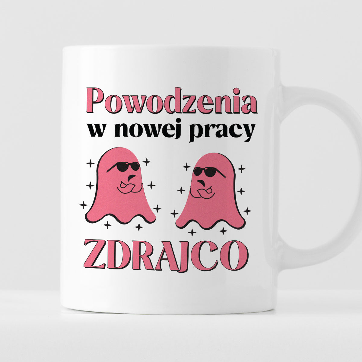 Kubek z nadrukiem "Powodzenia w nowej pracy ZDRAJCO"