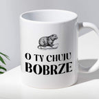 Kubek z nadrukiem "O Ty chuju bobrze" 330 ml