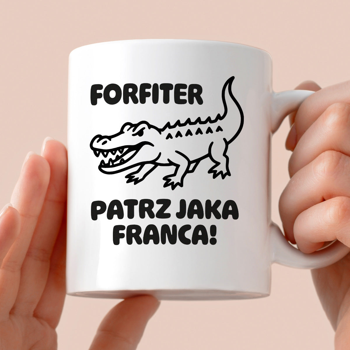 Kubek z nadrukiem - HITY POLSKIEGO INTERNETU - "Forfiter - patrz jaka franca"