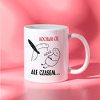 Kubek z nadrukiem "Kocham Cię, ale czasem..." - WALENTYNKI