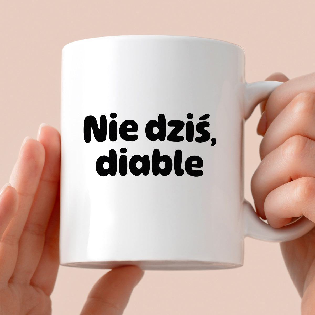 Kubek z nadrukiem - "Nie dziś, diable"
