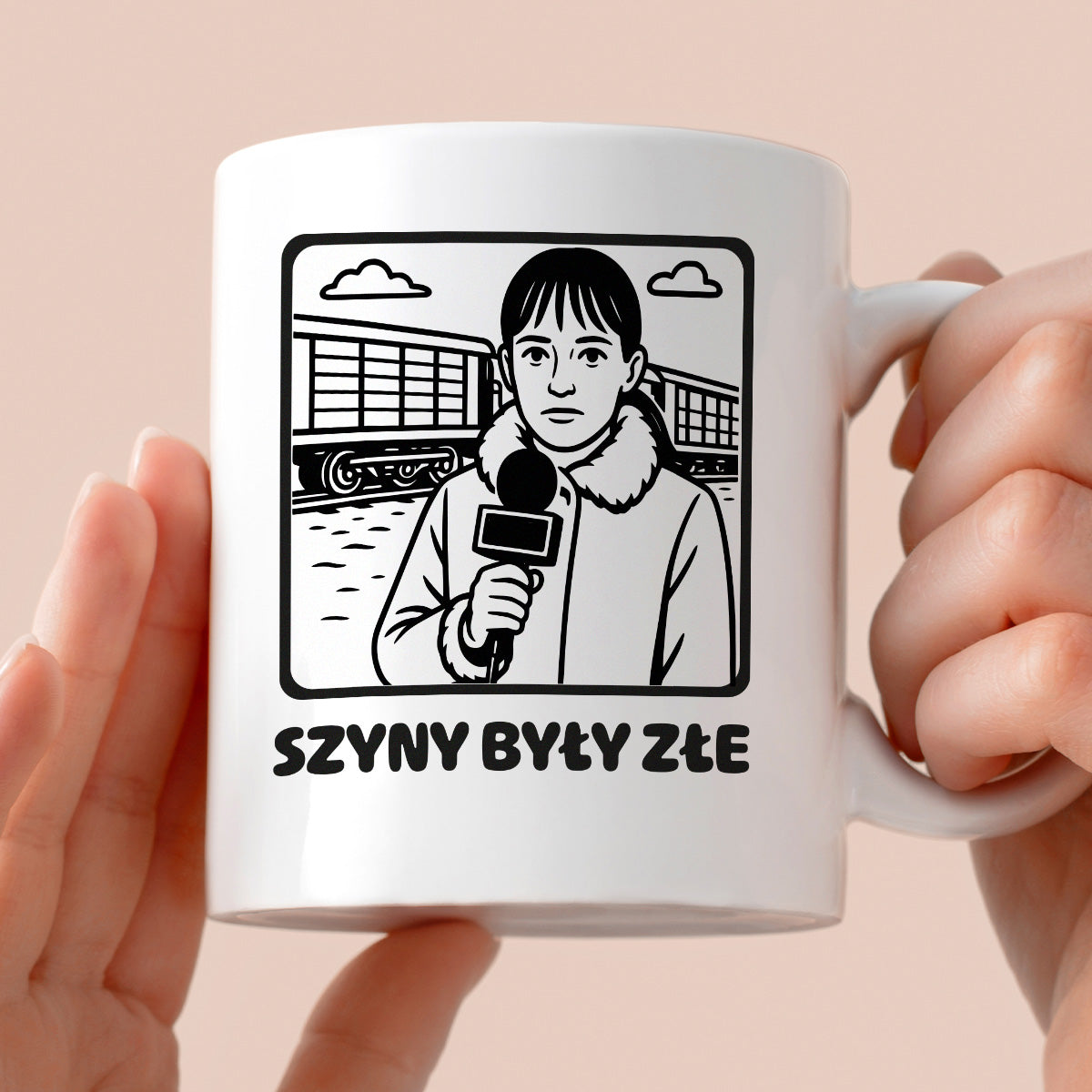 Kubek z nadrukiem - HITY POLSKIEGO INTERNETU - "Szyny były złe..."