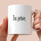 Kubek z nadrukiem "Ja jebie."