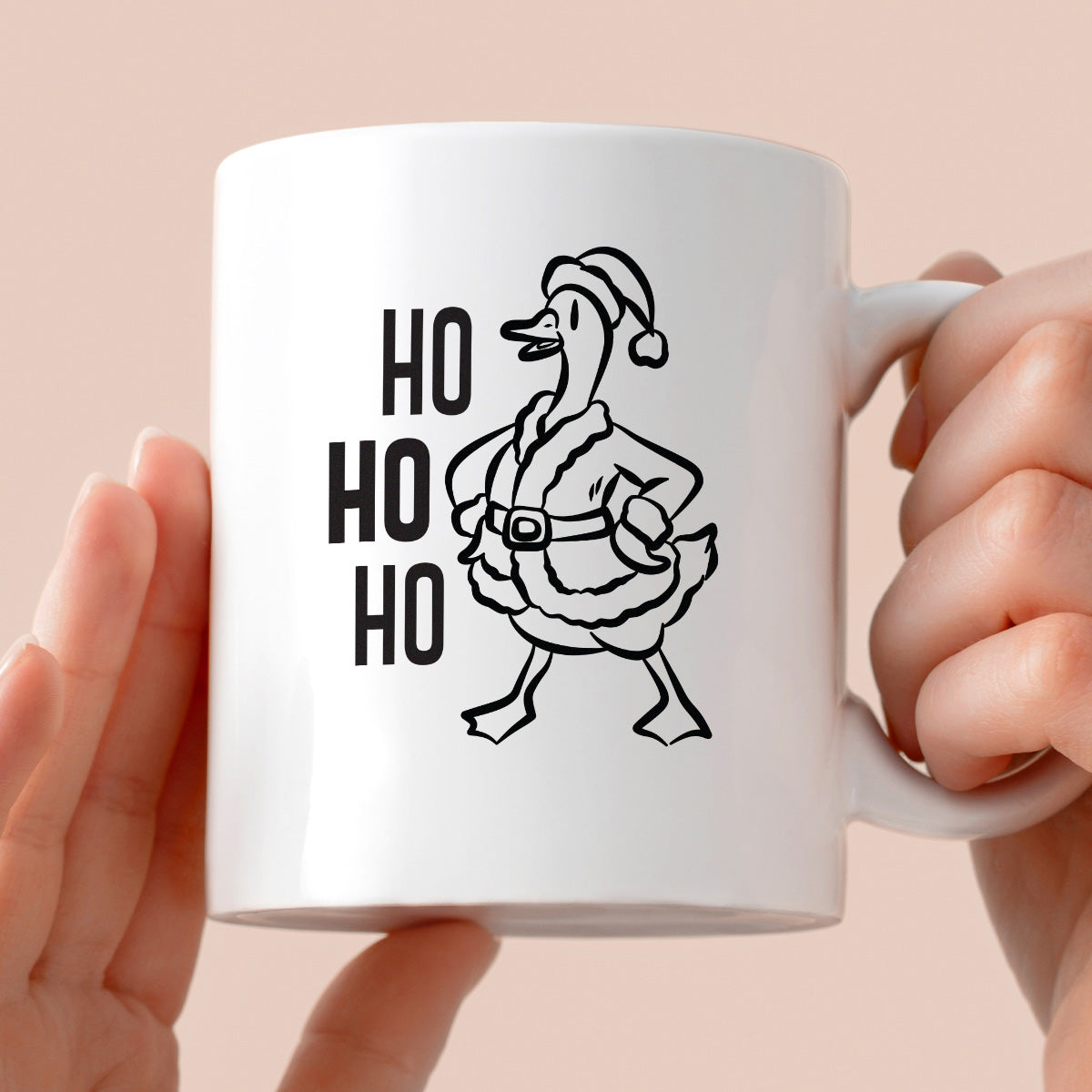 Kubek świąteczny z GĄSKĄ - "HO HO HO"