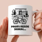 Kubek z nadrukiem - HITY POLSKIEGO INTERNETU - PAWEŁ JUMPER - "Paweł będzie skakał"