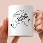 Kubek z nadrukiem "KURWA"