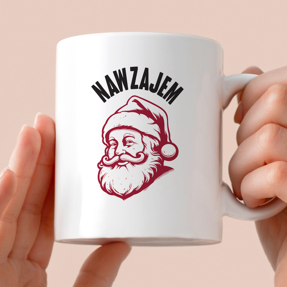 Kubek świąteczny z Mikołajem "Nawzajem"