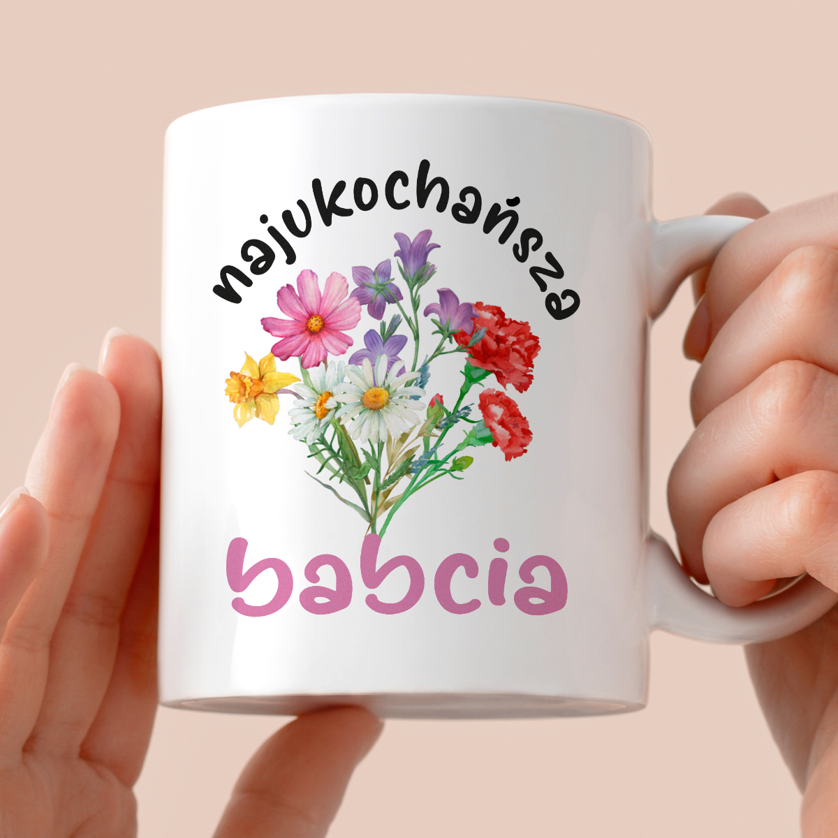 Kubek dla Babci - "Najukochańsza babcia"