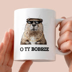 Kubek z nadrukiem "O Ty bobrze"