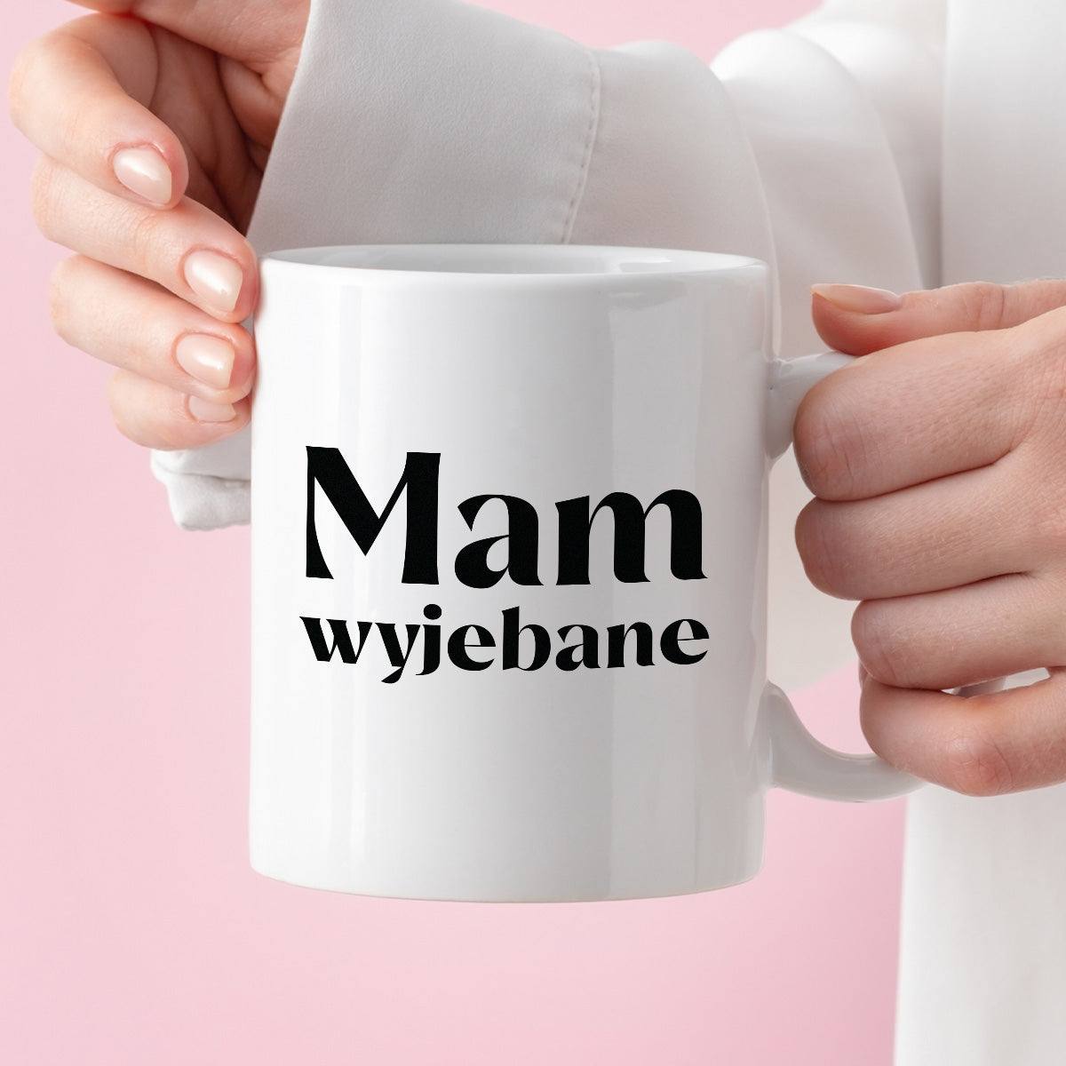 Kubek z nadrukiem "Mam wyjebane"