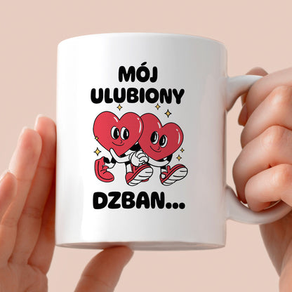 Kubek z nadrukiem "Mój ulubiony dzban"