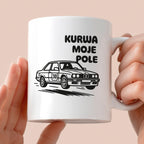 Kubek z nadrukiem - HITY POLSKIEGO INTERNETU - "Kurwa moje pole"