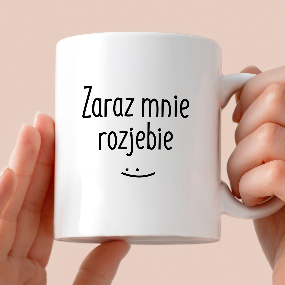 Kubek z nadrukiem "Zaraz mnie rozjebie"