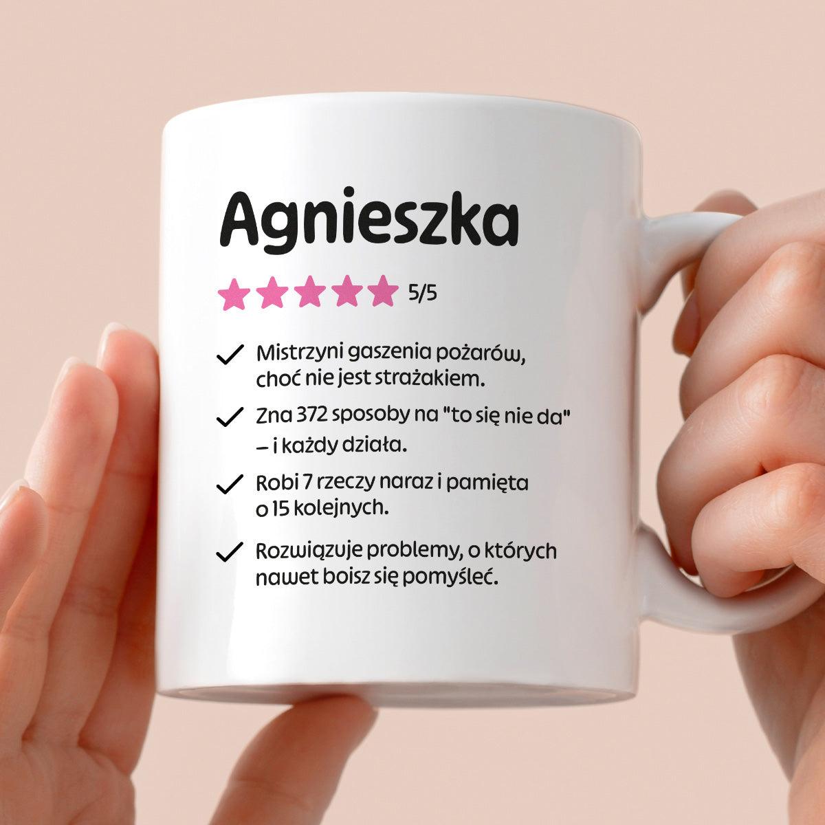 Kubek MISTRZYNI z imieniem