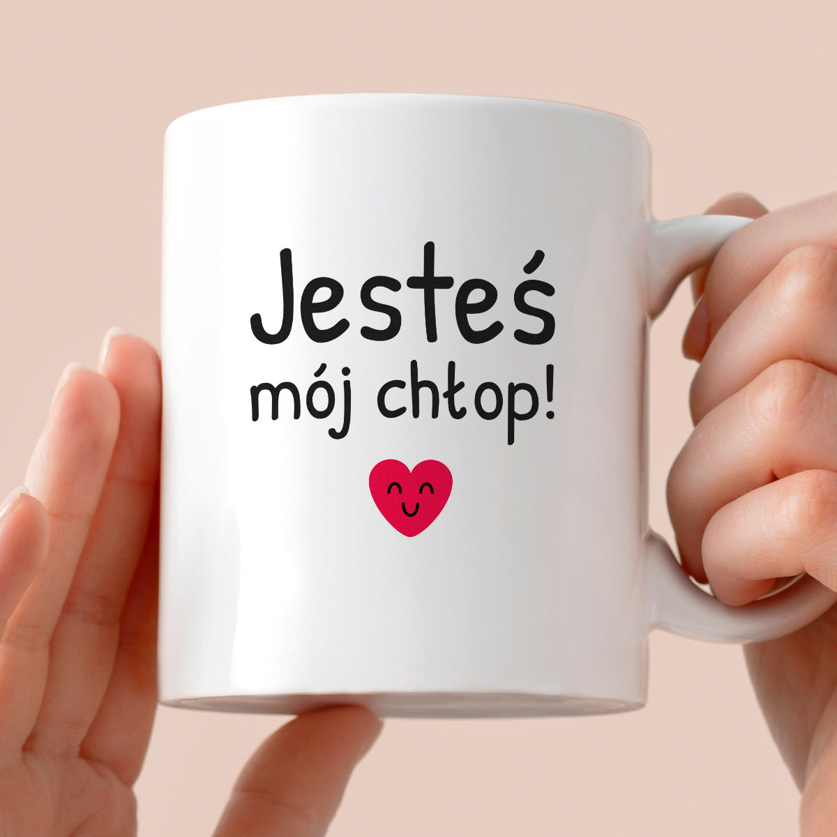 Kubek z nadrukiem - "Jesteś mój chłop!"