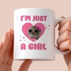 Kubek z nadrukiem "I'm just a girl"