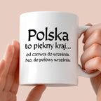Kubek z nadrukiem "Polska to piękny kraj" v2