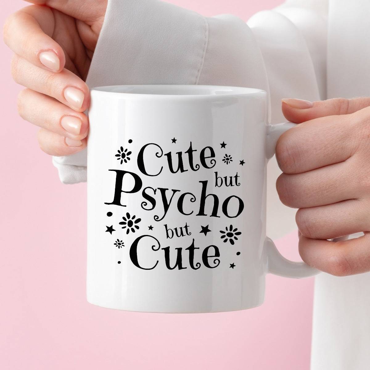 Kubek z nadrukiem "Cute but Psycho but Cute"