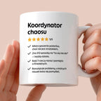 Kubek z nadrukiem "Koordynator chaosu"