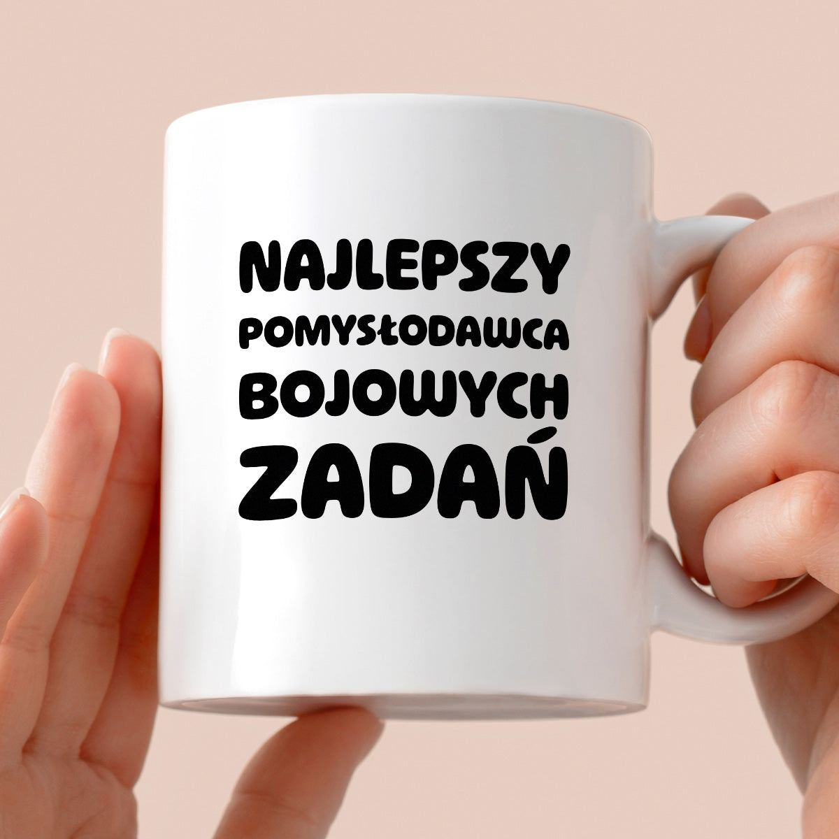 Kubek z nadrukiem - "Najlepszy pomysłodawca bojowych zadań"