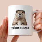 Kubek z nadrukiem "Bóbr kurwa"