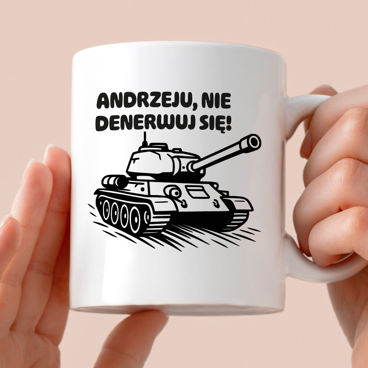 Kubek z nadrukiem - HITY POLSKIEGO INTERNETU - "Andrzeju, nie denerwuj się"