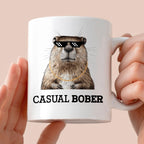 Kubek z nadrukiem "Casual bober"