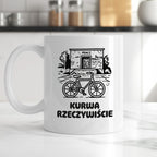 Kubek z nadrukiem - HITY POLSKIEGO INTERNETU - PAWEŁ JUMPER - "Kurwa rzeczywiście"