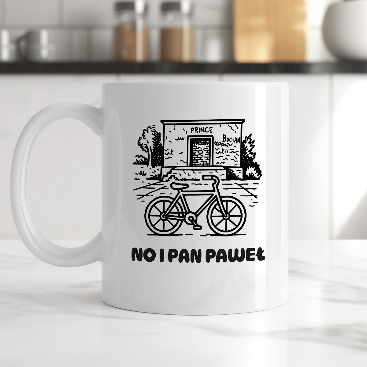 Kubek z nadrukiem - HITY POLSKIEGO INTERNETU - PAWEŁ JUMPER - "No i Pan Paweł"