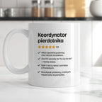 Kubek z nadrukiem "Koordynator pierdolnika"