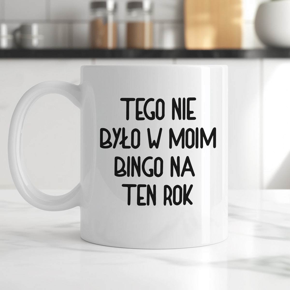 Kubek z nadrukiem "Tego nie było w moim bingo na ten rok"