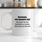 Kubek z nadrukiem - "Kochani nie lękajcie się!"