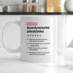 Kubek spersonalizowany z nadrukiem "Koordynatorka pierdolnika"