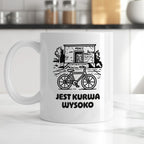 Kubek z nadrukiem - HITY POLSKIEGO INTERNETU - PAWEŁ JUMPER - "Jest kurwa wysoko"