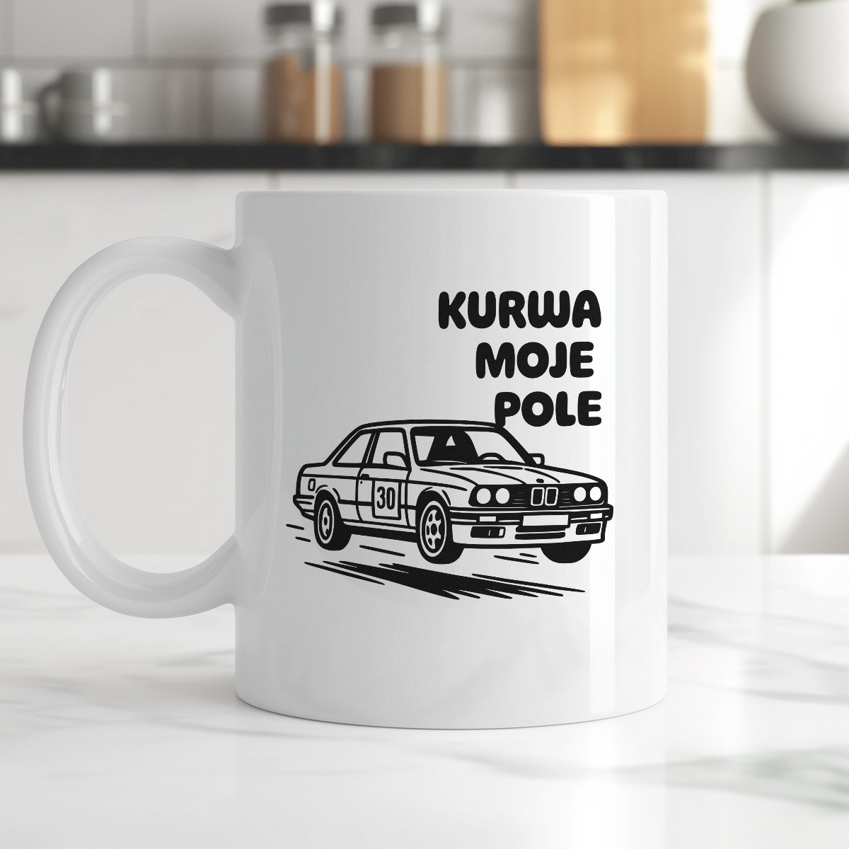 Kubek z nadrukiem - HITY POLSKIEGO INTERNETU - "Kurwa moje pole"