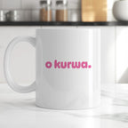 Kubek z nadrukiem "o kurwa" v2