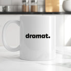 Kubek z nadrukiem - "dramat."