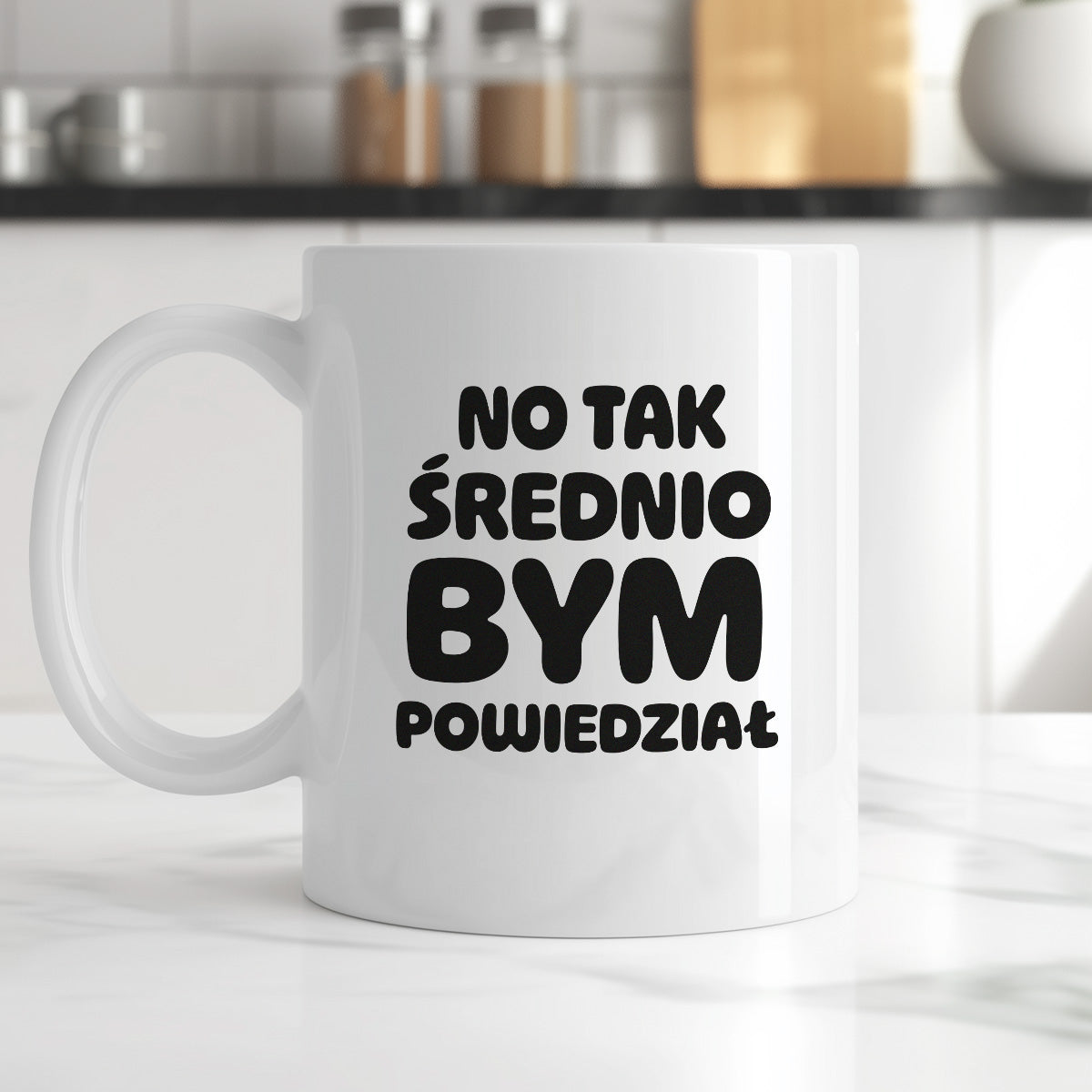 Kubek z nadrukiem - HITY POLSKIEGO INTERNETU - "No tak średnio bym powiedział"