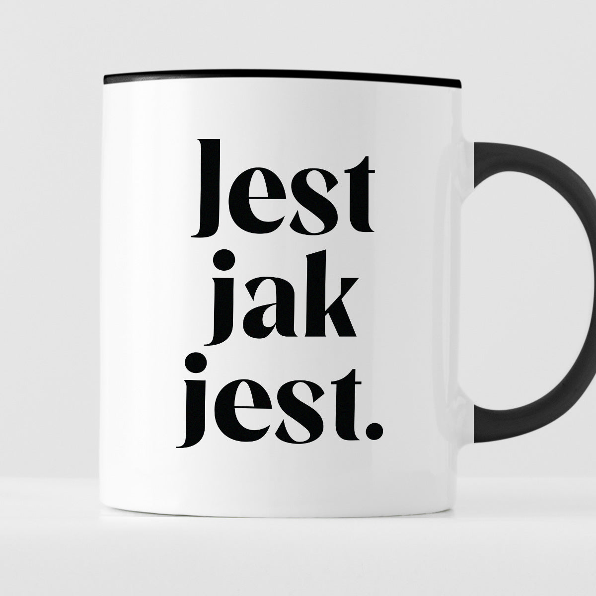 Kubek z nadrukiem "Jest jak jest" 330 ml