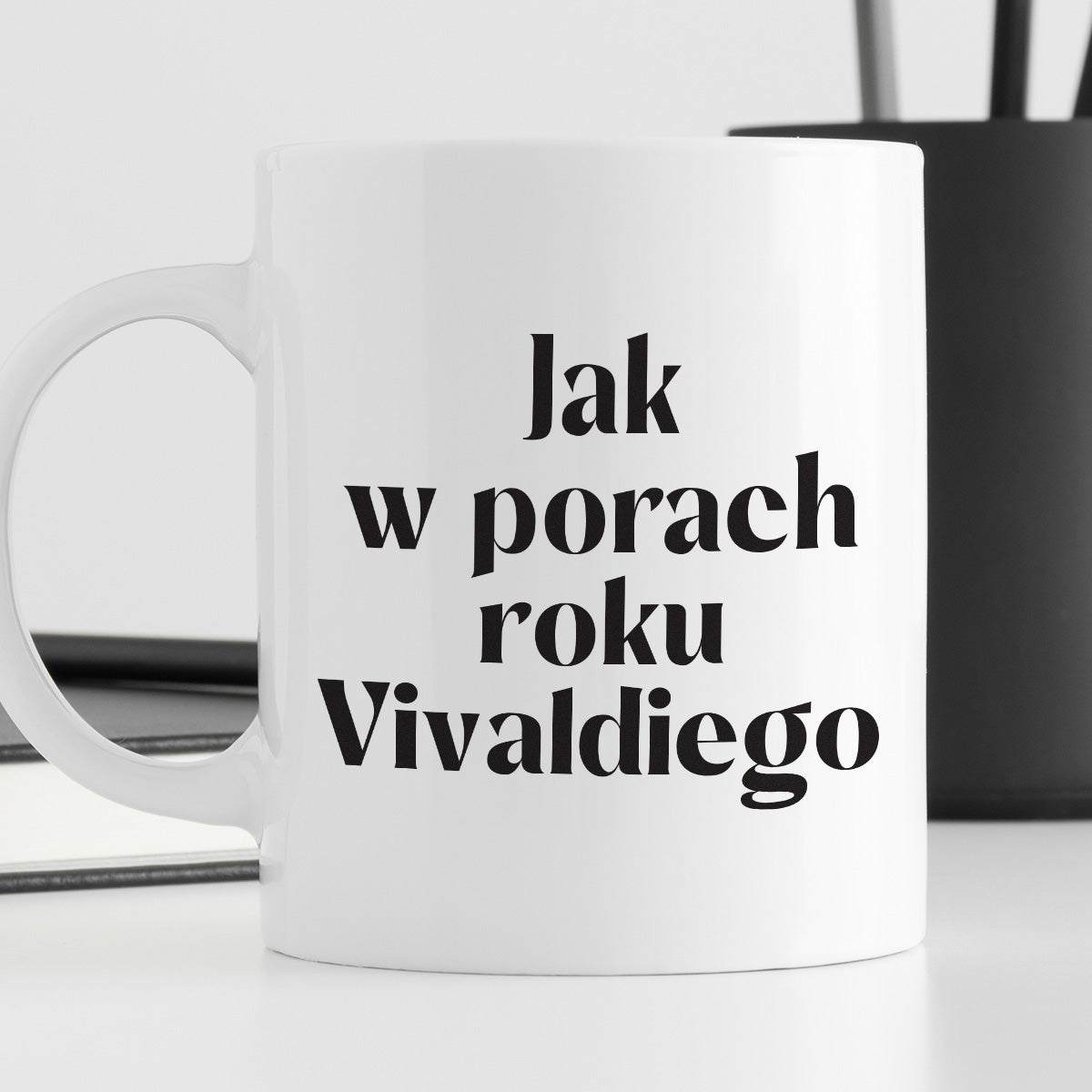 Kubek z nadrukiem "Jak w porach roku Vivaldiego" 330 ml